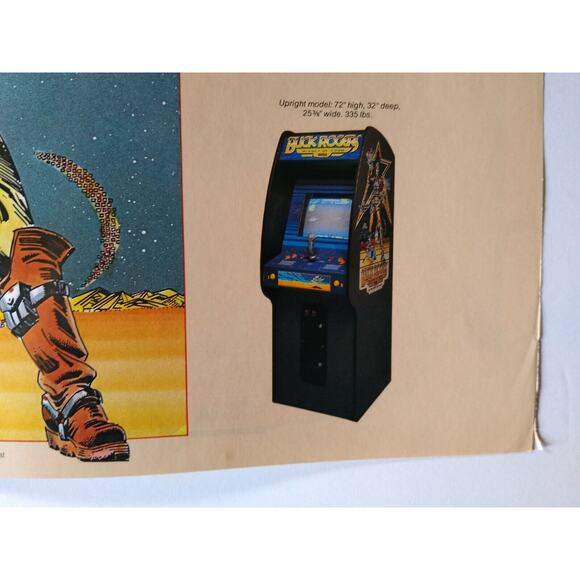 Buck Rogers Planet Of Zoom Arcade Flyer Original 1982 Video Game Brochure Promo - Picture 6 of 10
